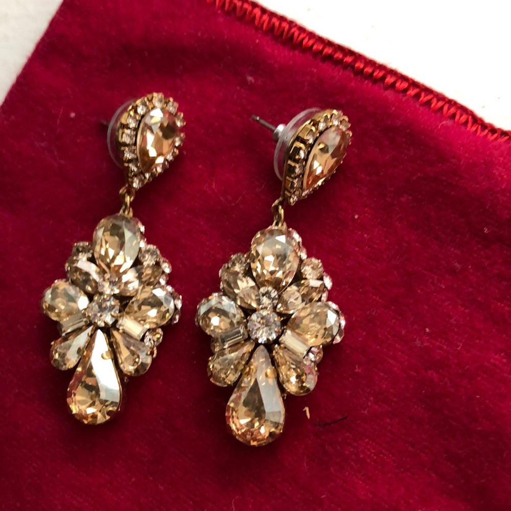 Haute Bride Swarovski Crystal Earrings - Picture 8 of 10